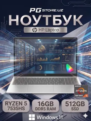 HP Laptop 15 AMD Ryzen 5 7535HS 16/512 GB 15.6″IPS 1