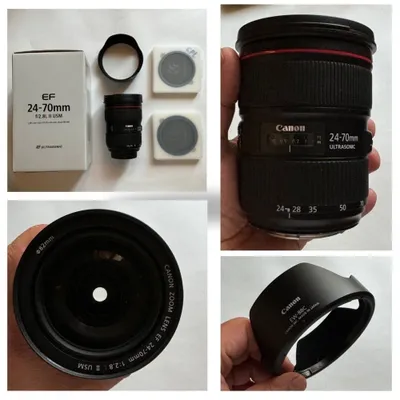 Canon EF 24-70 F 2.8 II USM + bonus sotiladi