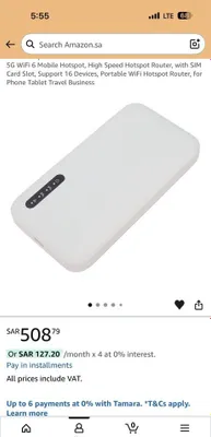 Chontak Wi Fi 5 G orginal 6000 mah 1