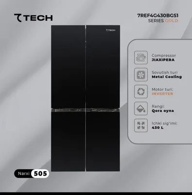 7TECH 7REF4G430BGS1 muzlatgich ulgurji/chakana/kafolat+yetkazib berish 1
