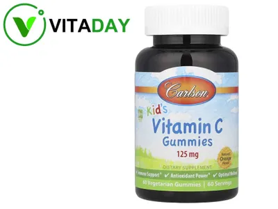Carlson Kid's Vitamin C, 125 мг, витамин С 1