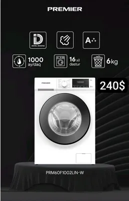 INVERTER_6-КГ_PREMIER_стиральная машина/kirmashina 1