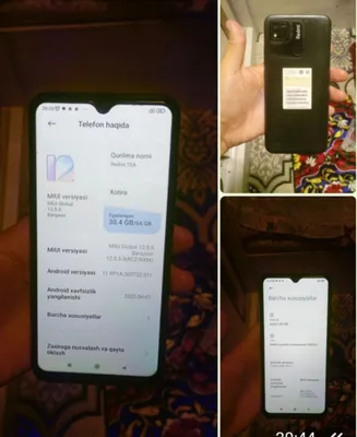 Redmi 10 A 4/64gb sotiladi radnoy