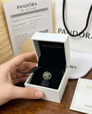 Оригинальный серебряный шарм PANDORA 925 пробы 1