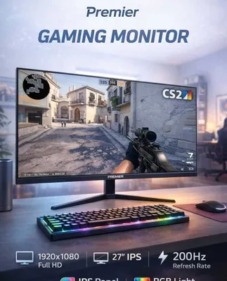 Новый монитор 27 дюймов, 200 Гц, IPS 1