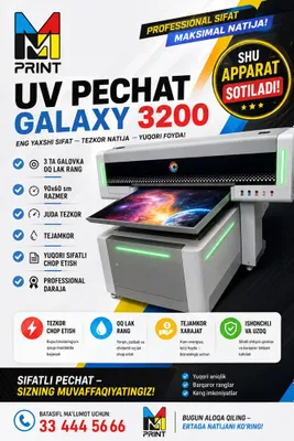 Uv pechat 3200 galovka 90-60 format