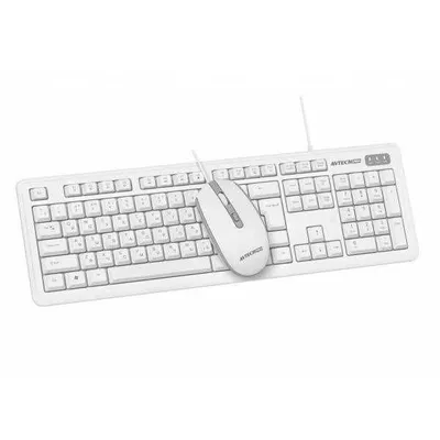 Комплект клавиатура+мышь AVTECH PRO C305 White 1