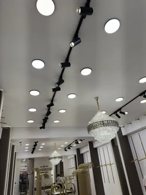 Galogen va LED lyustra 3 xil rangda yonadi 3.000K-4.000K-5.000K 1