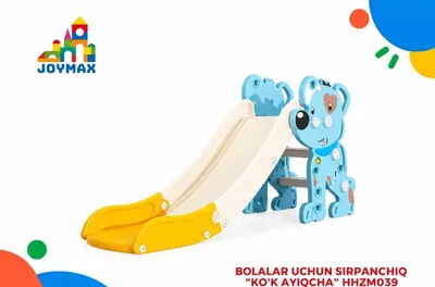 Uy uchun sirpanchiq, ko’k rangda / Детская горка для дома 1