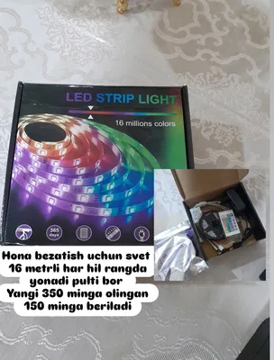Hona bezatgani svet 16 metr pulti bor yangi 1