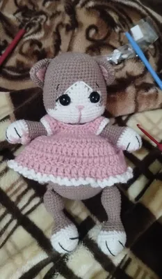 Вязаный котёнок