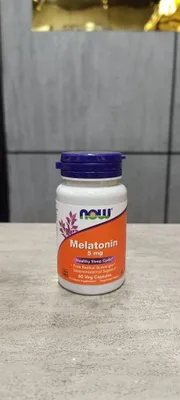 Now melatonin 5 mg 60 veg capsules