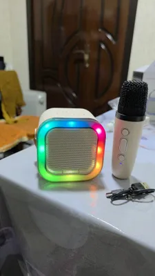 Bluetooth karaoke kolonkasi, simsiz, bitta mikrofon bilan — 80 000 naqd