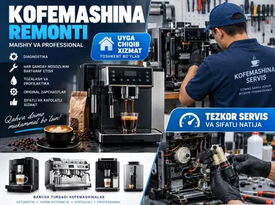 Kofe mashina, molka ustasi / Ремонт кофемашин / Coffee machine repair 1