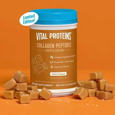 Коллаген Карамель Vital Proteins Collagen Peptides 300г Salted Caramel 1