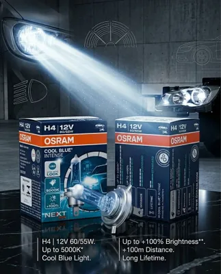 Osram Cool Blue 60/55. Автомобильные лампы Osram 1