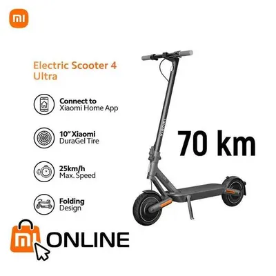 Электросамокат Xiaomi Mi Electric Scooter 4 Ultra (25/70/120, черный) 1
