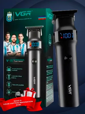 Машинка для стрижки волос и бороды VGR V-987 1
