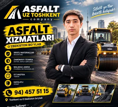 Asfalt xizmati Asfalt toshkent асфалть 1