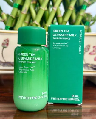 Innisfree Green Tea Ceramide Milk Barrier Essence