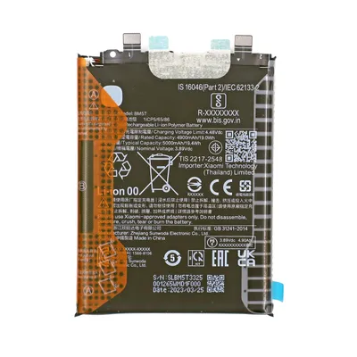 Xiaomi 13T. Poco M6 pro. Redmi Note 13 Pro 4G Battar