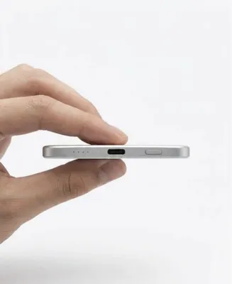 Original Xiaoimi powerbank 5000mAh, MagSafe, alyuminiy, silver 1