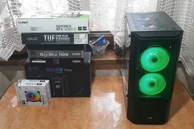 3D va o‘yinlar uchun ASUS TUF Z390-PLUS GAMING kompyuteri, 3060 Ti, 9600K protsessor, SSD 1