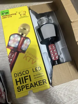 Qora rangli Disko mikrofoni