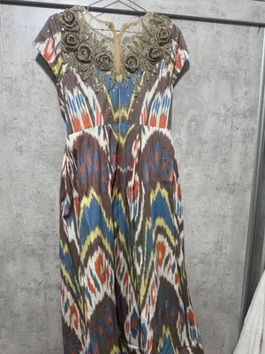Ikat(adras) Nashville uzun ko'ylak 1