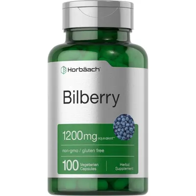 Экстракт Черники Horbäach Bilberry 1200 мг 100шт халол 1