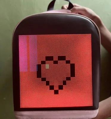 LED ekranli ryukzak-portfel 1