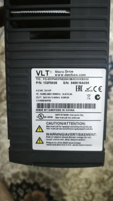Danfoss 4 kVt chastota o‘zgartirgichi 1