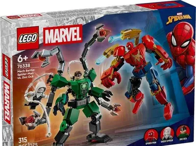 Лего 76338 Mech Battle: Spider-Man vs. Doc Ock 1