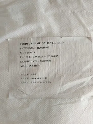 Yuqori sifatli salitsil kislotasi Salicylic Acid sotiladi 1