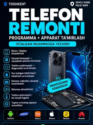 Ремонт телефонов, программные услуги 1