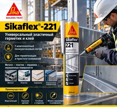 Sikaflex 221 — universal germetik va SIKA yelimi