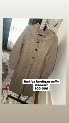 turkiya kardigan razmer standart