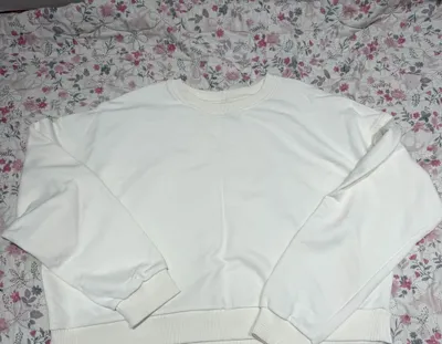 Kanishka oversize crop svitshoti