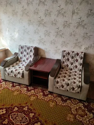 Ikkita kreslo va yoyiladigan divan 1