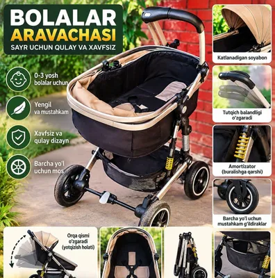 Детская коляска Lottibaby 2 в 1 1