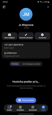 telegram akkaunt