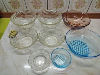 Стеклянные салатники советские 1