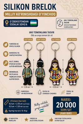 брелок «Национальный колорит Узбекистана» 1