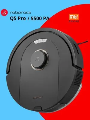 Roborock Q5 Pro Robot Vacuum Cleaner robot-changyutgichi (EU, qora) 1