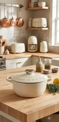 Smeg markali cho‘yan qozon-kastrulka 1