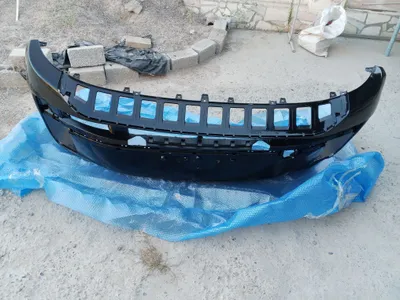 Старый бампер Lixiang L9. Готовый, чёрного цвета. 1