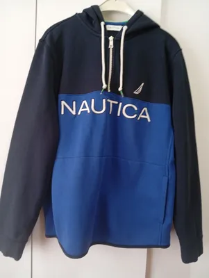 Nautica мужская толстовка плотная,Удобна в носке.