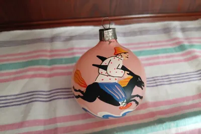 Коллекционная старинная елочная игрушка 1