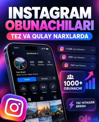 Ijtimoiy tarmoqlarda nakrutka instagram telegram