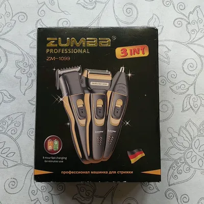 Zumba ZM‑1099 3‑in‑1 – soch, soqol va mo‘ylov uchun universal trimmer. 1